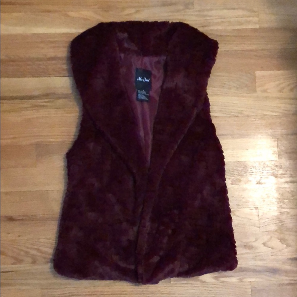 Burgundy Vest